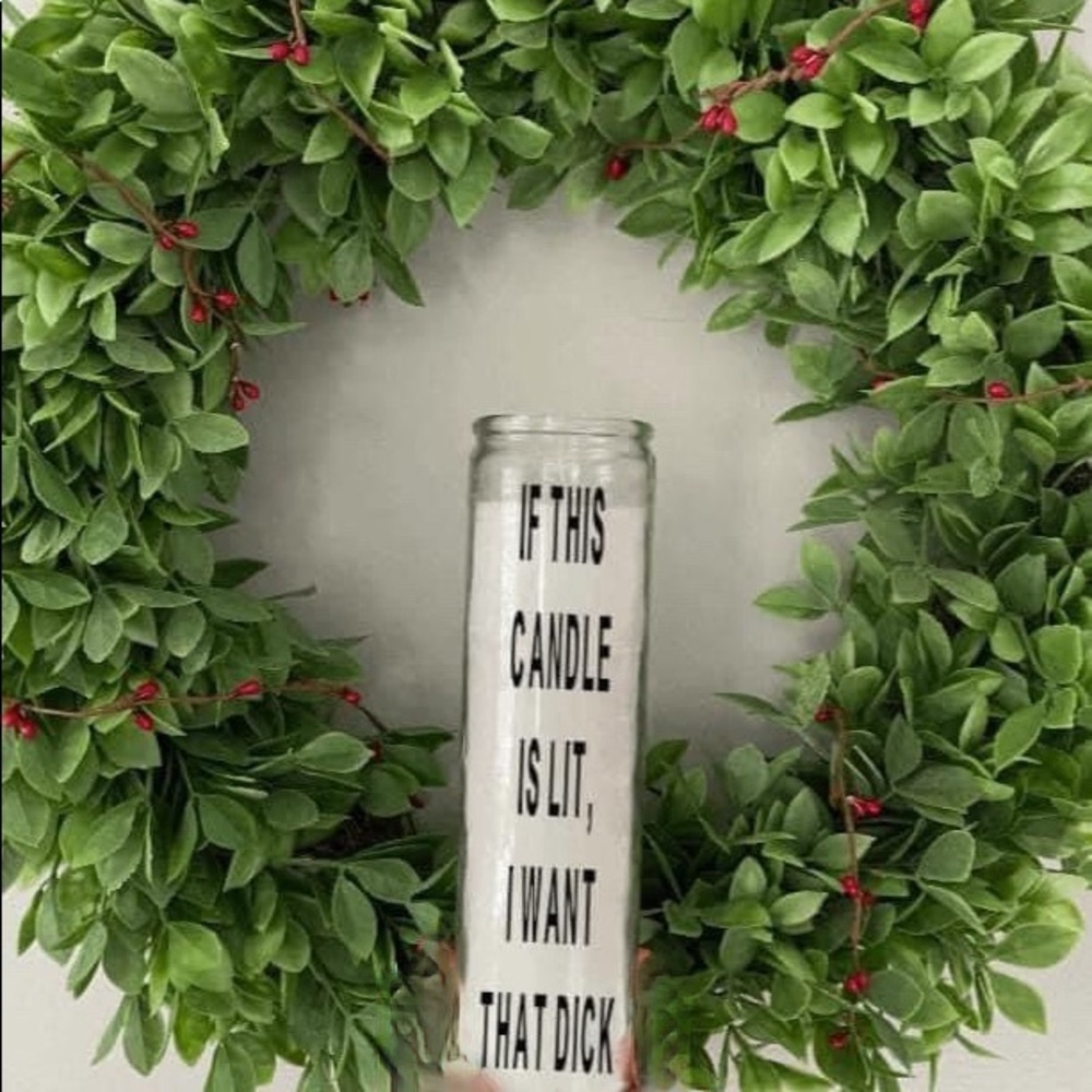 Message candle unscented